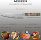 Damascus Chef Knife 8 Inch 67 Layers Vg-10 Super Steel Professional Kitchen Knife Ultra Sharp Gyuto Knife Cooking Knives With Unique Resin Handle Full Tang Box