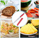 Bread Knife With Sheath 8 Inch Serrated Bread Knife For Homemade Bread Bread Cutter With Ergonomic Dual-Color Handle Great For Slicing Homemade Bread Bagels Cake (8 Inch)