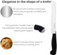 Mundial 8-Inch Elegance Chef Kitchen Bread Knife Sharp Serrated Stainless-Steel Razor Blade With Protective Plastic Sleeve (Hercules 6621-8)