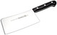 Mundial 5100 Series Meat Cleaver Carbon Stainless Steel Meat Cleaver With Full Tang Razor Sharp Edge With Polyacetal Handle Black Series