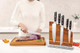 Magnetic Knife Block Without Knivesmagnetic Universal Stands With Strong Enhanced Magnets Strip Kitchen Storage Cutlery Large Organizer ，Knife Holder For Kitchen Organizer