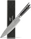 Damascus Chef Knife 8 Inch Professional Kitchen Knife Forged With Vg10 Super Steel 67 Layer Damascus Non-Slip Wood Ergonomic Handle Razor Sharp Lightweight Kitchen Knife Nf-D3100A