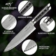 Damascus Chef Knife 8 Inch Professional Kitchen Knife Forged With Vg10 Super Steel 67 Layer Damascus Non-Slip Wood Ergonomic Handle Razor Sharp Lightweight Kitchen Knife Nf-D3100A Damascus Chef Knife 8 Inch Professional Kitchen Knife Forged With Vg10 Super Steel 67 Layer Damascus Non-Slip Wood Ergonomic Handle Razor Sharp Lightweight Kitchen Knife Nf-D3100A