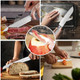 Numola Kitchen Knife Set 5 Piece Kitchen Knife With Ergonomic Handle Sharp Chef Knife Set Professional Stainless Steel Cooking Knife Set For Couple (Silvery) Numola Kitchen Knife Set 5 Piece Kitchen Knife With Ergonomic Handle Sharp Chef Knife Set Professional Stainless Steel Cooking Knife Set For Couple (Silvery)