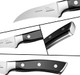 Oaksware Bird Beak Paring Knife 2.75 Inch Peeling Knives German Stainless Steel Small Curved Fruit Knifes Razor Sharp Kitchen Pairing Knives With Ergonomic And Full Tang Handle