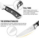 Oaksware Paring Knife 4 Inch Small Kitchen Knife Ultra Sharp German Stainless Steel Fruit And Vegetable Cutting Chopping Knives - Full Tang Ergonomic Handle