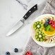 Oaksware Paring Knife 4 Inch Small Kitchen Knife Ultra Sharp German Stainless Steel Fruit And Vegetable Cutting Chopping Knives - Full Tang Ergonomic Handle