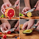Oaksware Paring Knife 4 Inch Small Kitchen Knife Ultra Sharp German Stainless Steel Fruit And Vegetable Cutting Chopping Knives - Full Tang Ergonomic Handle
