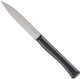 Opinel Intempora 4 Inch Serrated Paring Knife Serrated High Carbon Steel Blade Easy To Handle Full Tang Construction Ideal For Cutting Tough Skins Made In Portugal