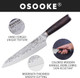 Chef Knife 8 Inch High Carbon Stainless Steel Kitchen Knife Chef Knife Professional Box For Family & Restaurant