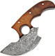 Pal 2000 Knives Ulu Knife - 6 Inch - Rocking Mincing Slicing Meat & Herb Knife - Damascus 4013