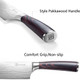 Paudin Nakiri Knife+ Chef Knife