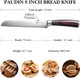 Paudin Bread Knife + Chef Knife Paudin Bread Knife + Chef Knife