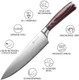 Paudin Chef Knife + Steak Knives Set Of 6