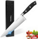 8 Inch Chef Knife And 5 Inch Kitchen Utility Knife With Sheath High Carbon Stainless Steel Ultra Sharp Chefs Knife Ergonomic Abs Handle & Box For Family And Restaurant 8 Inch Chef Knife And 5 Inch Kitchen Utility Knife With Sheath High Carbon Stainless Steel Ultra Sharp Chefs Knife Ergonomic Abs Handle & Box For Family And Restaurant