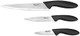 Pigeon 3-Piece Knife Set With Contoured Handle Utility Paring & Chef'S Knife Set For Kitchen Razor-Sharp Stainless Steel Blades Lightweight Dishwasher Safe Ideal For Meat Veggies Herbs & Nuts