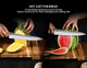 Resharpenable Bread Knife 10 Inch Multifunction Serrated Knife For Homemade Bread Razor Sharp Sourdough Slicing With Innovative Wavy Edge For Efficient Cutting Baking & Wedding s