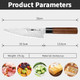 Plys Damascus Chef Knife Professional Kitchen Knives