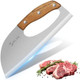 Plys Kitchen Meat Cleaver Knife Unique Effort Saving Knife Professional Stainless Steel Chef Cooking Knives For Cutting Meat Vegetable Father Mother
