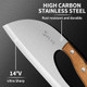 Plys Kitchen Meat Cleaver Knife Unique Effort Saving Knife Professional Stainless Steel Chef Cooking Knives For Cutting Meat Vegetable Father Mother