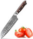 Plys Sharp Santoku Knife For Kitchen: Japanese 7 Inch Professional Chef Knives Stainless Steel Sharp Cutting Meat Cooking Cleaver