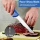 Plys Professional Boning Knife For Meat Cutting Precision Cut Razor Sharp Kitchen Knives For Butchers And Cooks