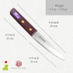 Seki Japan Masahiro Boning Knife Round Type 150 Mm (5.9 Inch) Honesuki Japanese Carbon Steel Rose Wood Handle