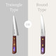 Seki Japan Masahiro Boning Knife Round Type 150 Mm (5.9 Inch) Honesuki Japanese Carbon Steel Rose Wood Handle