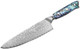 8 Inch Professional Damascus Steel Kitchen Chef Knife With Abalone Shell Handle