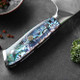 8 Inch Professional Damascus Steel Kitchen Chef Knife With Abalone Shell Handle