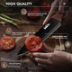 Kitchen Knife Set 5 Pieces Stainless Steel Blades Knife Set With Black Nonstick Coating Ergonomic Sharp Knives For Kitchen And Dishwasher Safe Black