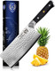 Regalia Chinese Meat Cleaver Butcher Knife 7 Inch: Heavy Duty Professional Japanese Aus-10 67-Layer Damascus Steel Ultra Sharp Blade Vegetable Chopper W/G-10 Ergonomic Handle Knives