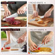 Kitchen Knife Set14-Piece Triple Riveted Knife Block Set High Carbon-Stainless Steel Chef Knife Setrazor-Sharp Knife Set With Wood Blockcutlery Knife Setdurable & Dishwasher Safe (Pink)