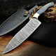 Handmade Damascus Chef Knife 13-Inch Ultra Sharp Professional Knives Choice For Kitchen & Restaurant Kitchen Knife With Sheath