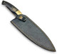 Handmade Damascus Chef Knife 13-Inch Ultra Sharp Professional Knives Choice For Kitchen & Restaurant Kitchen Knife With Sheath