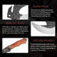 Serbian Chefs Knife Bundle With Butcher Knife For Meat Cutting Kitchen Cooking Outdoor Bbq Camping Hunting Men