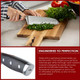 Saken Santoku Knife - 7-Inch Japanese Chef Knife With High-Carbon German Steel Blade Granton Edge And Ergonomic Handle - Multipurpose Kitchen Knife For Mincing Slicing And Dicing