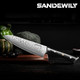 3-Piece Damascus Chef Knife Set – 8” Chef Knife 7.5” Nakiri Knife 5” Paring Knife – Ultra-Sharp Vg10 Core Stainless Steel Full Tang Ergonomic Wood Handle – Japanese Knives For Chefs Home Cooking