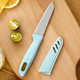 20-Piece Super Value Paring Knife Set - 10 Ultra-Sharp German Steel Fruit & Vegetable Knives With 10 Sheaths Pp Plastic Ergonomic Handle Dishwasher Safe Multi-Color Small Kitchen Peeling Knives.