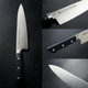 Chef Knife 8.2 Inch Japanese Knife 濃州正宗作 Stainless Steel Black Handle Kitchen Knife Houcho