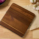 Double-Sided Magnetic Knife Block Acacia Wood Kitchen Knife Holder Universal Storage Organizer