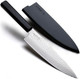 Chef Knife 8 Inch 67-Layer Japanese Damascus Steel Japanese-Style Kitchen Knife With Pakkawood Or Fiberglass-Reinforced Handle Magnolia Wood Sheath (Fiberglass-Reinforced)