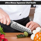 Damascus Chef Knife 7 Inch With Magnetic Knife Block Double Sided Magnetic Knife Holderjapanese Steel Damascus Kitchen Knife