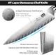 Damascus Chef Knife 6 Inch With Magnetic Knife Block Double Sided Magnetic Knife Holderjapanese Steel Damascus Kitchen Knife