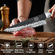 Shan Zu Japanese Chef Knife 8 Inch &Knives Sharpener Whetstone With Storage Box Sharpening Stone 2 Pieces Utility Knife Japanese Steel Kitchen Petty Knife