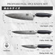 Shan Zu 4Pcs Kitchen Knife Setfillet Knife 7 Inch Chef Knife Set In Powder Steel Ultra Sharp Japanese Knife Boning Knife High Carbon Japanese Filleting Knife Ultra Sharp Deboning Knife