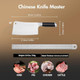 Shi Ba Zi Zuo Meat Cleaver Set 2 Pieces Professional Butcher Knife And Chef Knife Bone Chopper Perfect For Restaurants And Home Kitchen Use