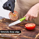 Shi Ba Zi Zuo Paring Knife With Knife Cover Stainless Steel Fruit Knife Ultra Sharp Kitchen Knives With Pp Handle