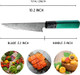 Sharp Japanese Chef Knife Petty - Damascus Utility Knife For Cutting Slicing Chopping Ideal For Professional And Home Use - Best Kitchen Knives