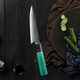 Sharp Japanese Chef Knife Petty - Damascus Utility Knife For Cutting Slicing Chopping Ideal For Professional And Home Use - Best Kitchen Knives